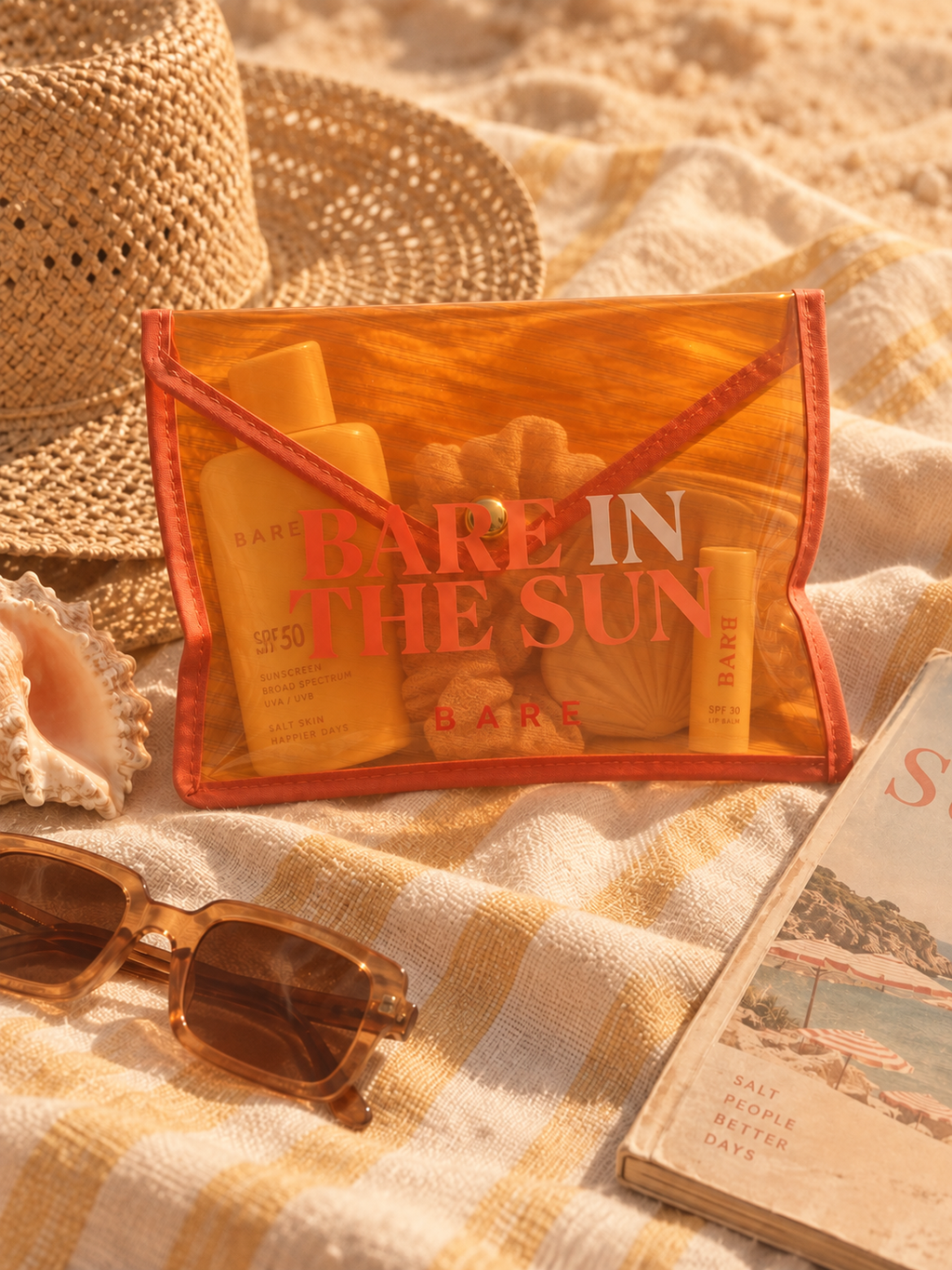 BARE In The Sun | Estuche PVC para Playa