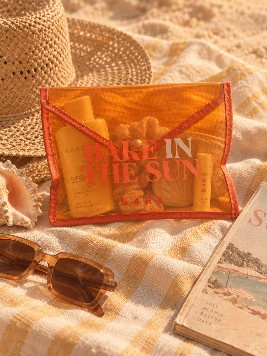 BARE In The Sun | Estuche PVC para Playa